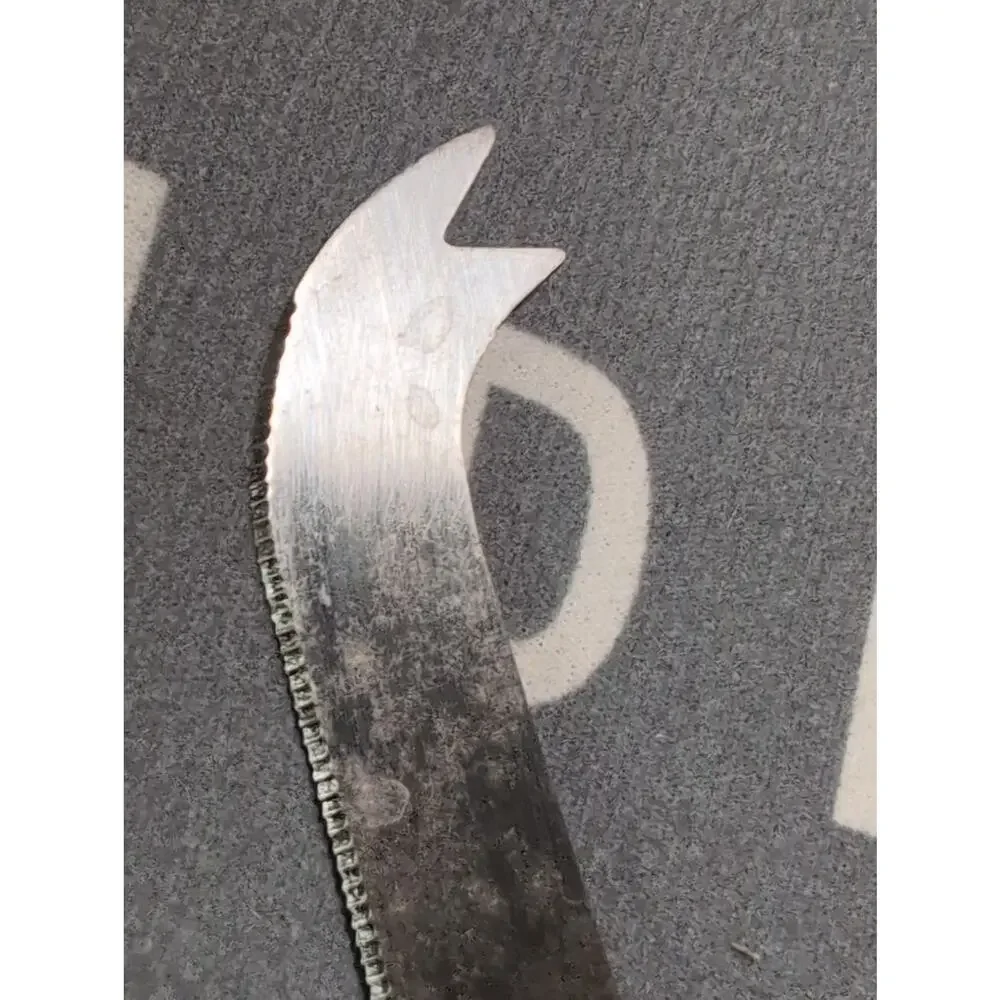 Vintage Viners Sheffield England Stag Handle Cheese Knife Forked Stainless